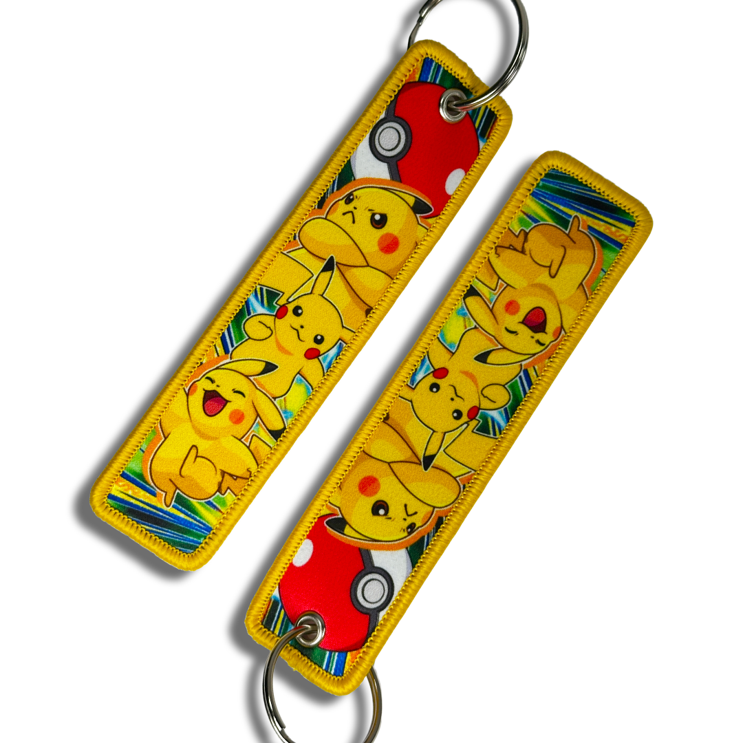 Pikachu Jet Tag Keychain