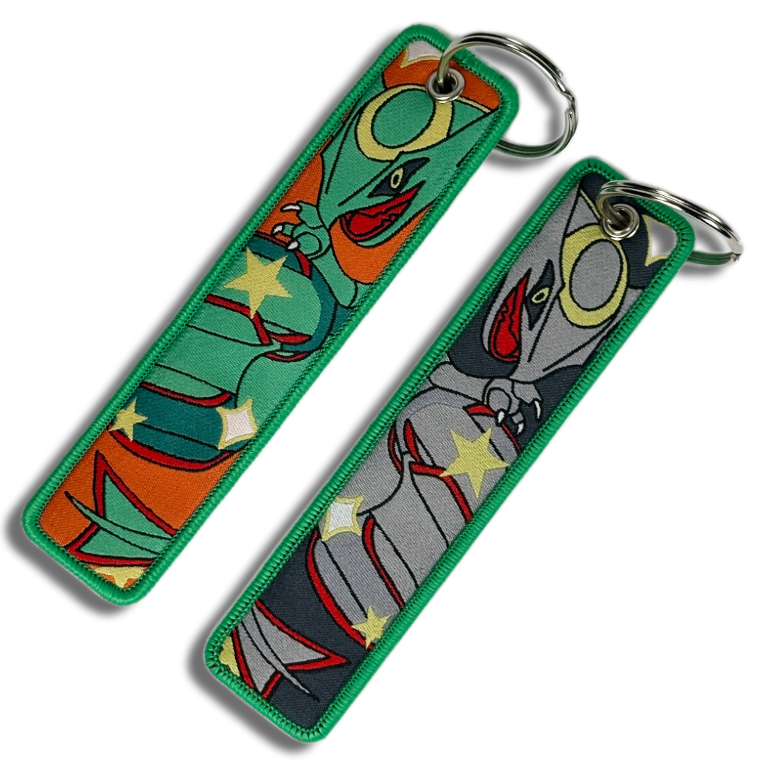 Rayquaza Jet Tag Keychain