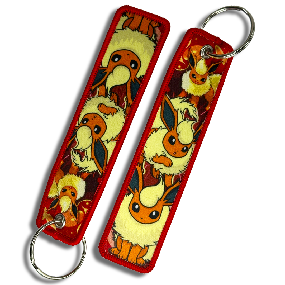 Flareon Jet Tag Keychain