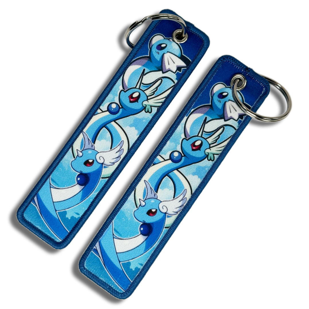 Dratini & Dragonair Jet Tag Keychain
